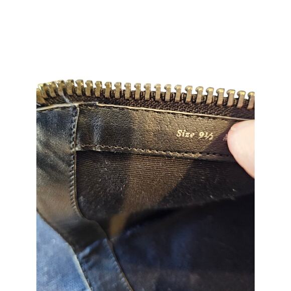 Dolce Vita  Highlander Bootie Black Suede Asymmetrical side zipper 9.5 NIB - Picture 12 of 15